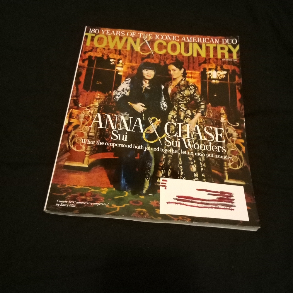 Town & Country Magazine Anna Sui & Chase Sui Wonders September 2026